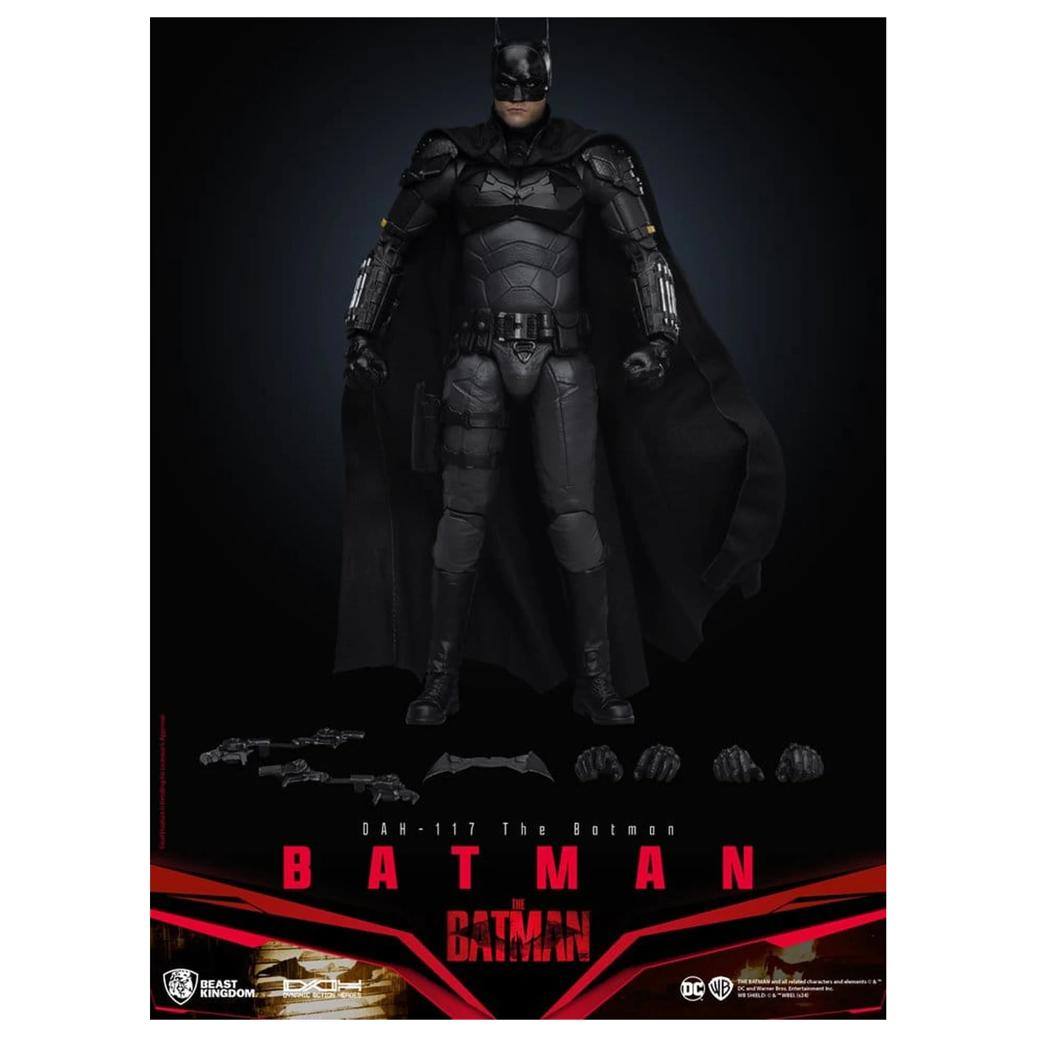 DC Comics Dynamic 8ction Heroes akcijska figura Batman (The Batman) 21 cm fotografija izdelka