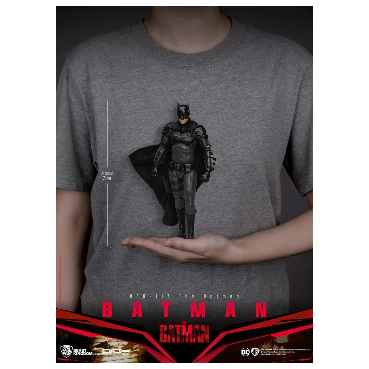 DC Comics Dynamic 8ction Heroes akcijska figura Batman (The Batman) 21 cm fotografija izdelka