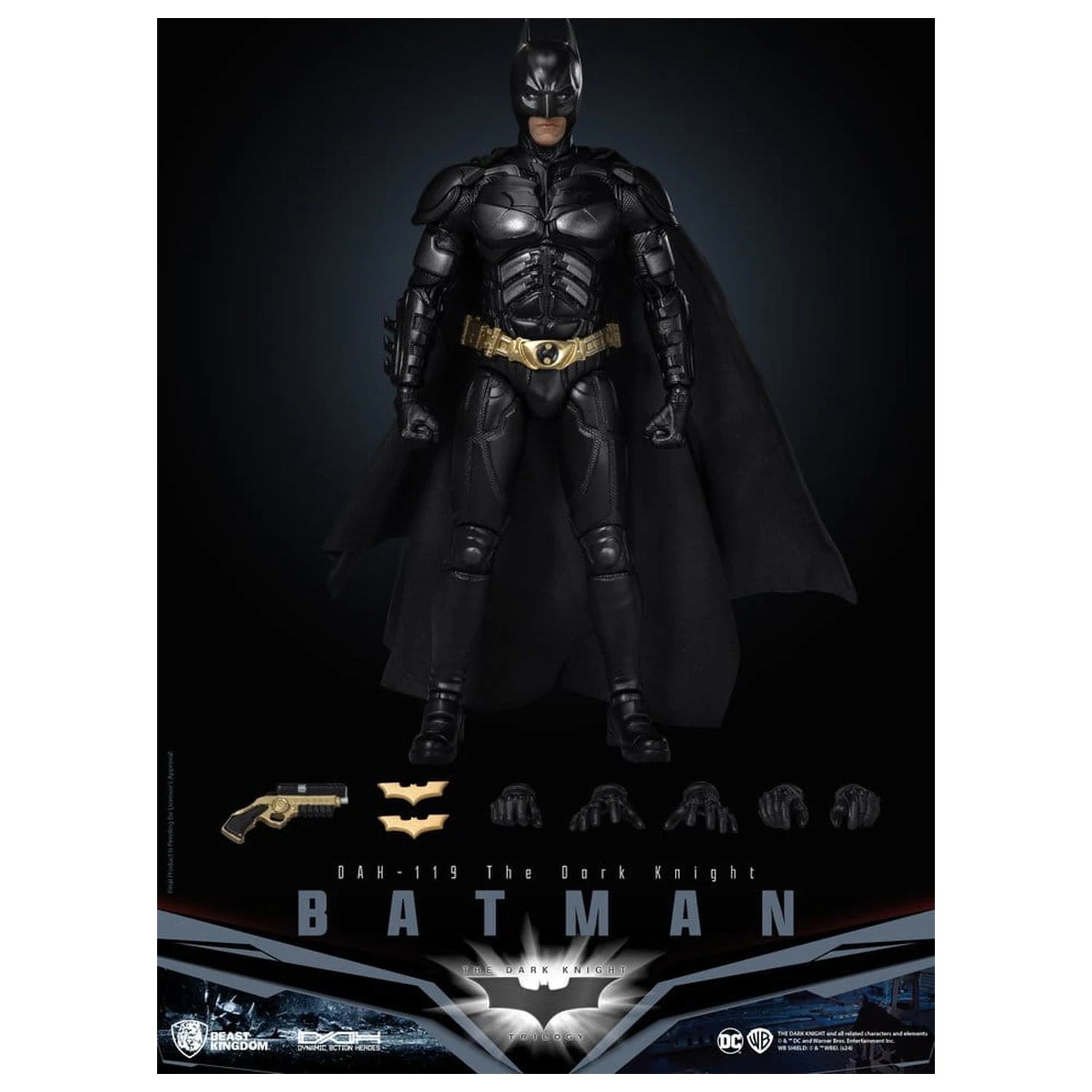 DC Comics Dynamic 8ction Heroes akcijska figura Batman (The Dark Knight) 21 cm fotografija izdelka