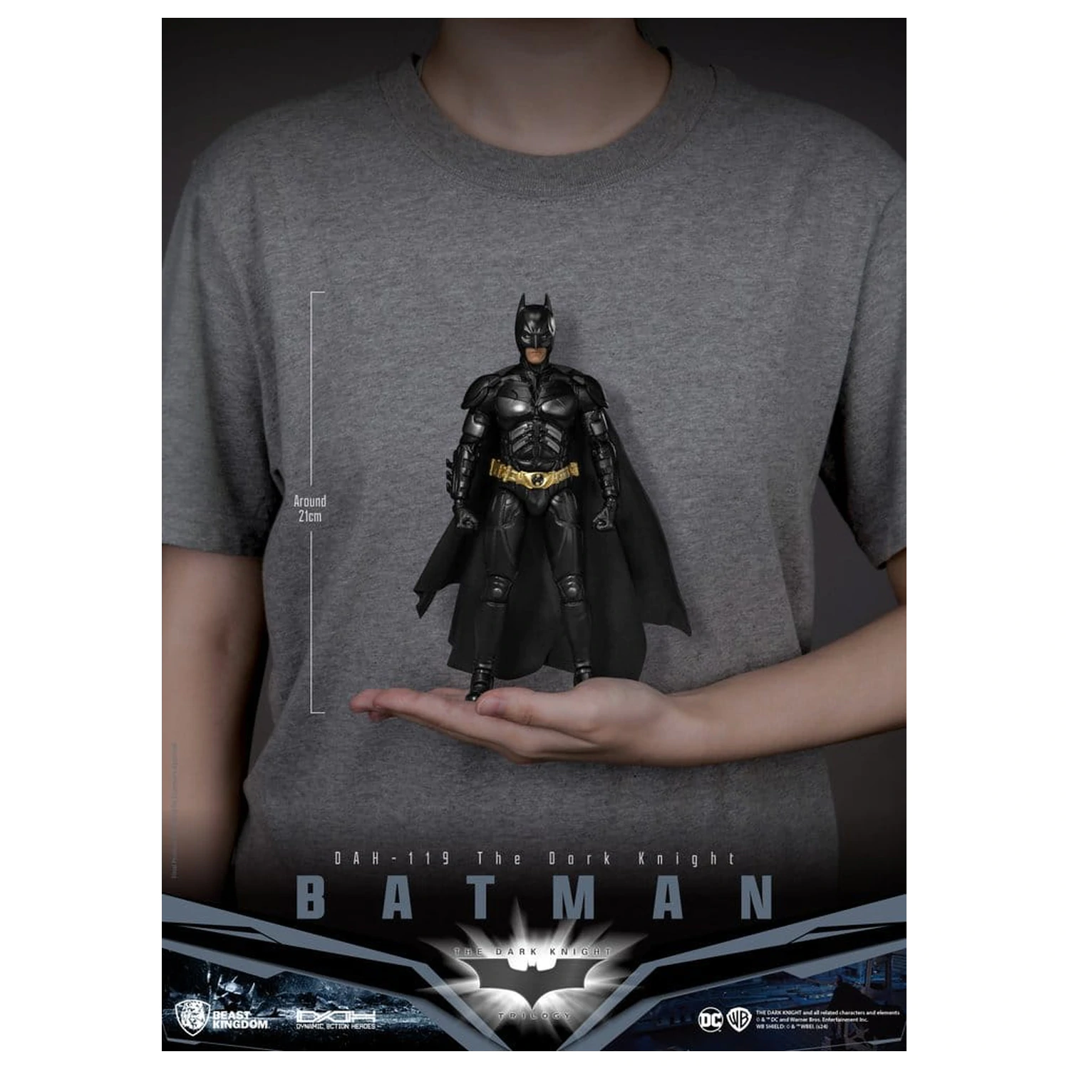 DC Comics Dynamic 8ction Heroes akcijska figura Batman (The Dark Knight) 21 cm fotografija izdelka
