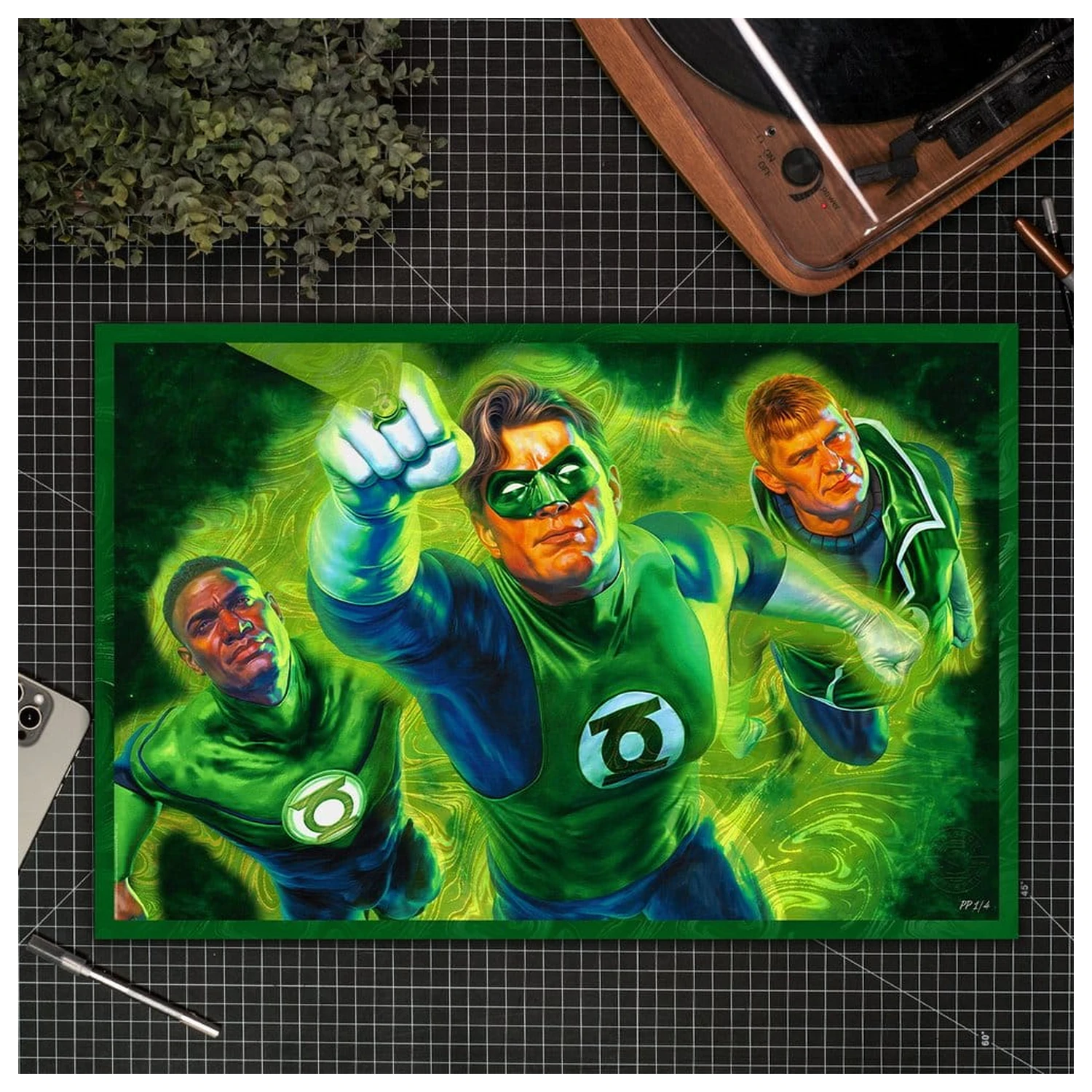 DC Comics umetniški tisk Green Lantern 61 x 41 cm - neokvirjen fotografija izdelka