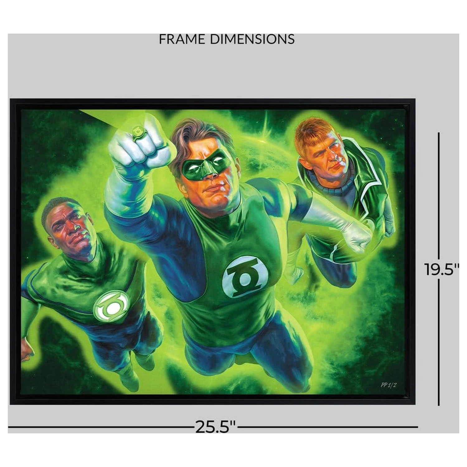 DC Comics umetniški tisk Green Lantern 61 x 41 cm - neokvirjen fotografija izdelka
