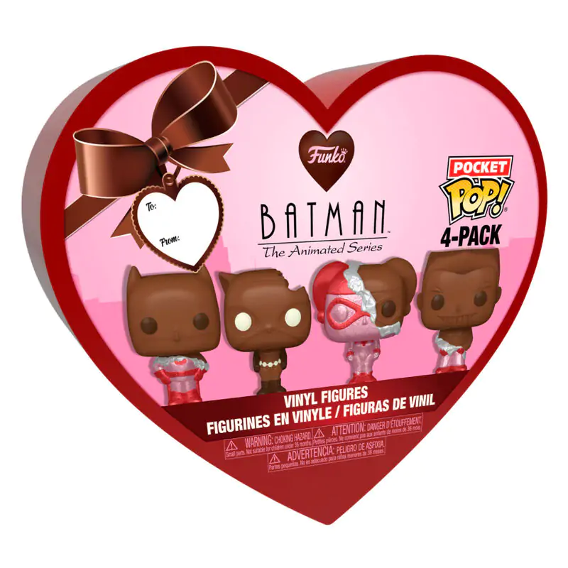 DC Valentines Pocket POP! Vinilna Figura 4-Pack Choc 4 cm fotografija izdelka