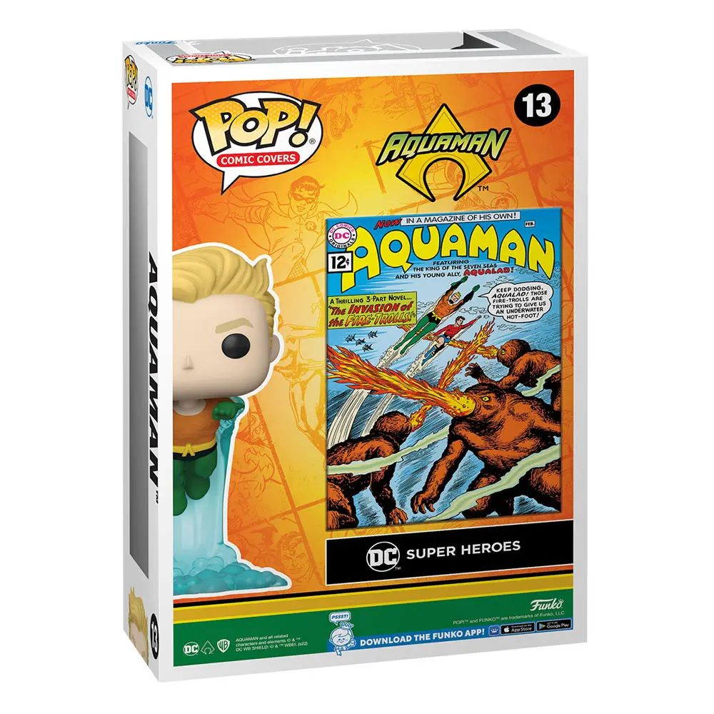 DC Comics POP! Comic Cover Vinil Figura Aquaman 9 cm fotografija izdelka