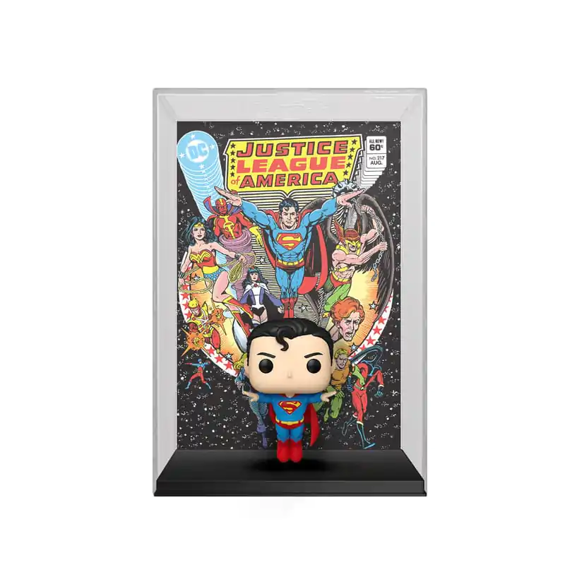 DC Comics Funko POP! Ovitki stripov Vinil figura Liga pravičnosti Amerike Superman 9 cm fotografija izdelka