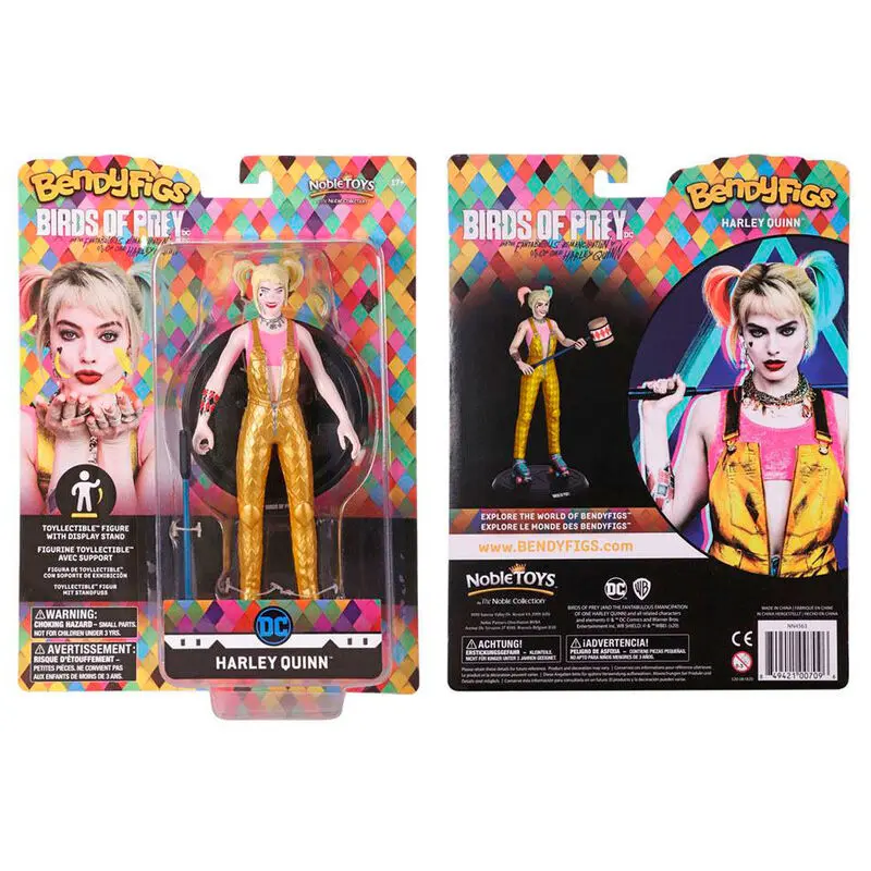 DC Comics Bendyfigs Upogljiva Figura Harley Quinn BOP z Kladivom 19 cm fotografija izdelka