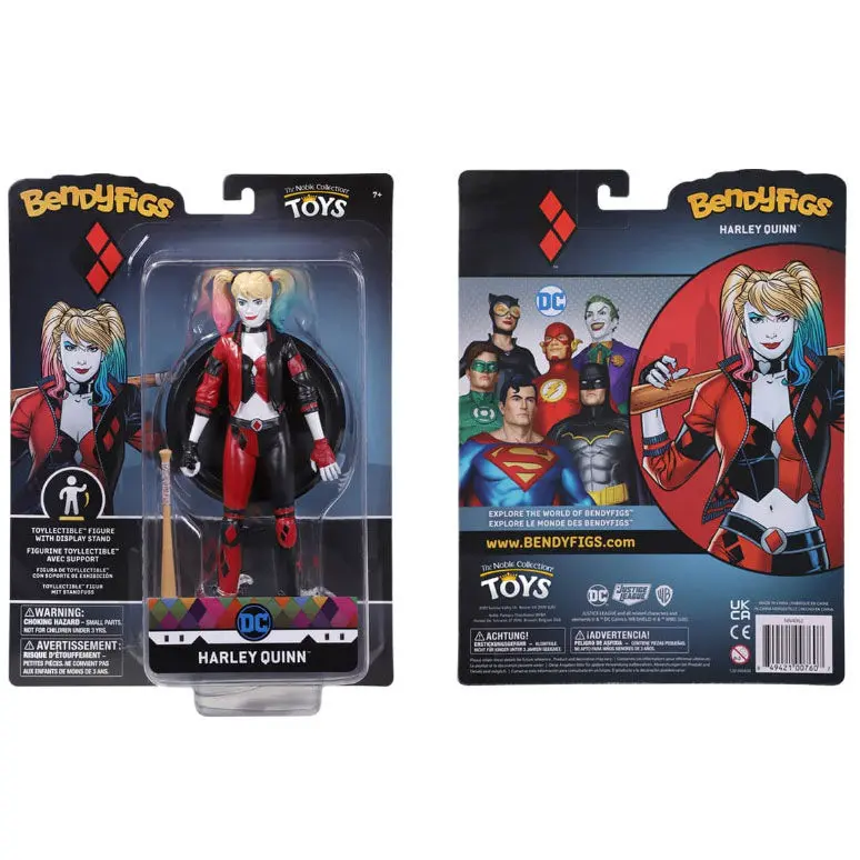 DC Comics Bendyfigs Upogljiva Figura Harley Quinn Rebirth 19 cm fotografija izdelka