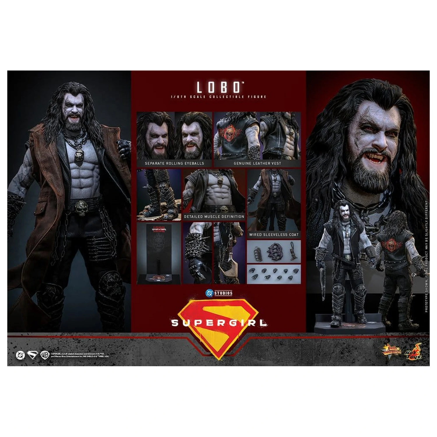 DC Comics Movie Masterpiece akcijska figura 1/6 Lobo 33 cm fotografija izdelka