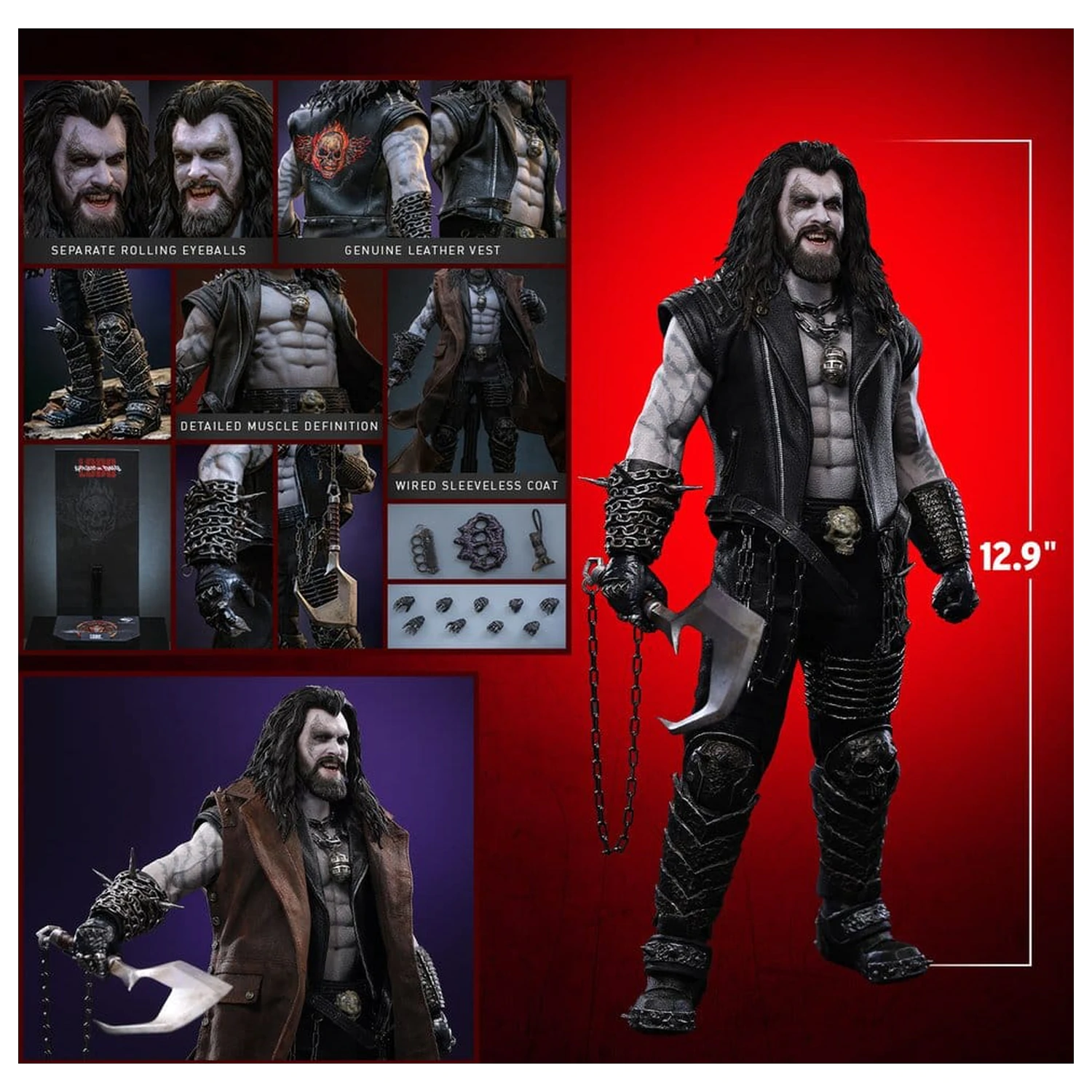 DC Comics Movie Masterpiece akcijska figura 1/6 Lobo 33 cm fotografija izdelka