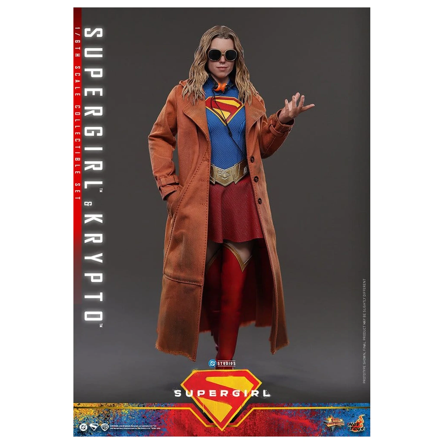 DC Comics Movie Masterpiece set akcijskih figur Supergirl & Krypto 28 cm fotografija izdelka