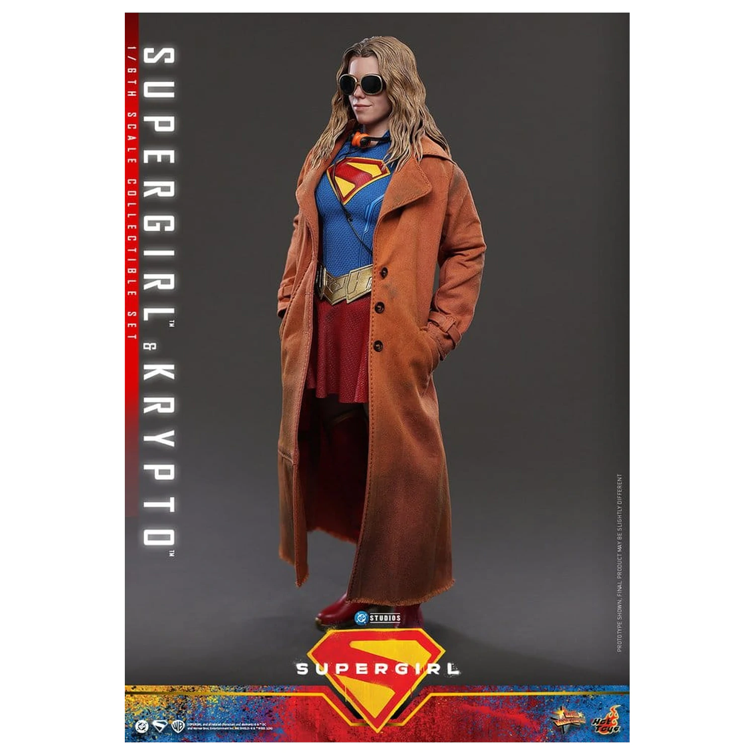 DC Comics Movie Masterpiece set akcijskih figur Supergirl & Krypto 28 cm fotografija izdelka