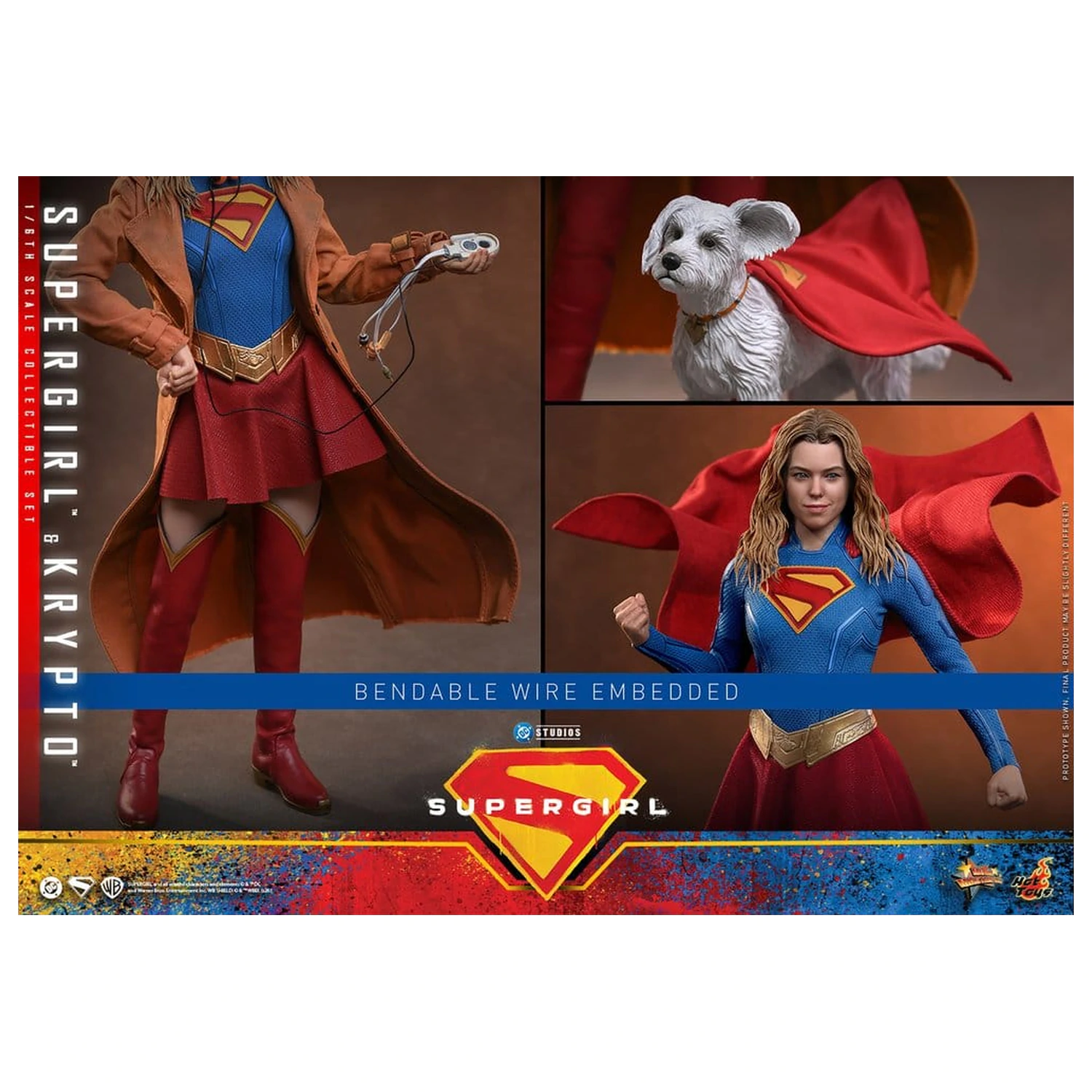 DC Comics Movie Masterpiece set akcijskih figur Supergirl & Krypto 28 cm fotografija izdelka