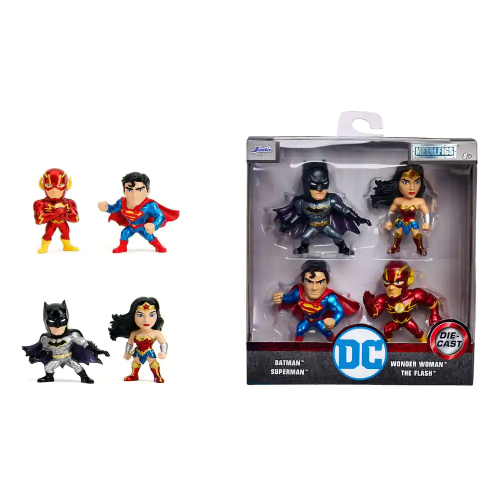 DC Comics Nano Metalfigs Diecast Mini Figurice 4-Pack Wave 1 4 cm fotografija izdelka