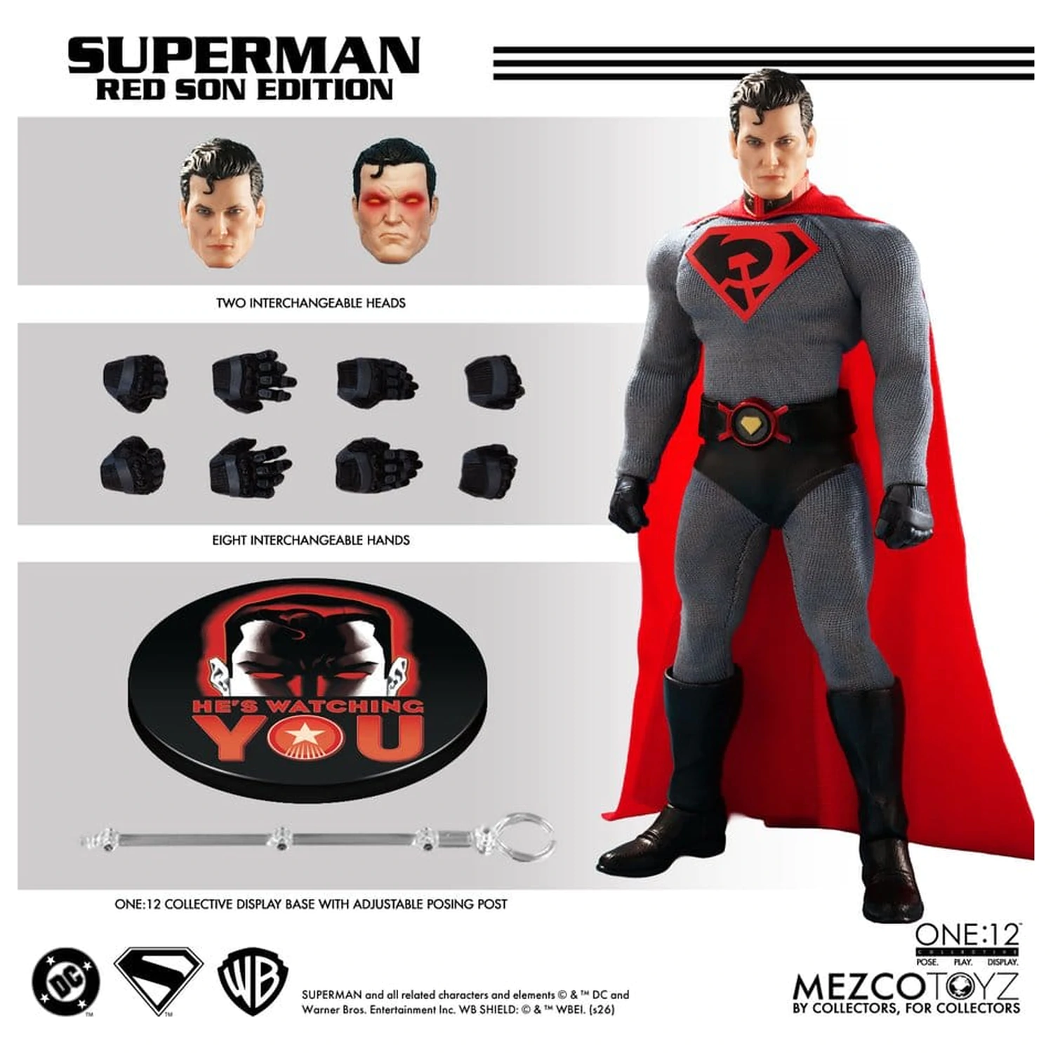 DC Comics One:12 Collective akcijska figura 1/12 Superman: Red Son 17 cm fotografija izdelka
