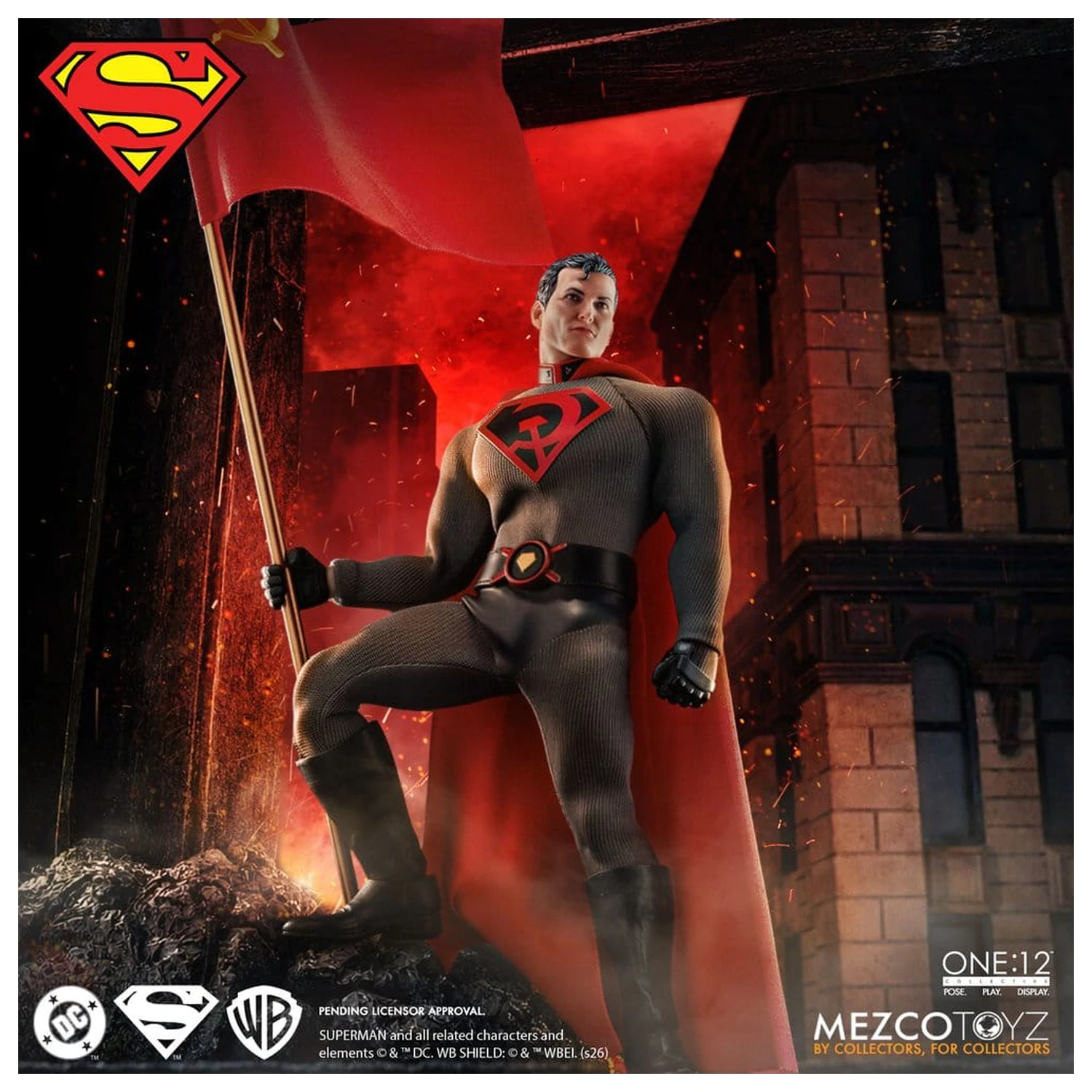 DC Comics One:12 Collective akcijska figura 1/12 Superman: Red Son 17 cm fotografija izdelka