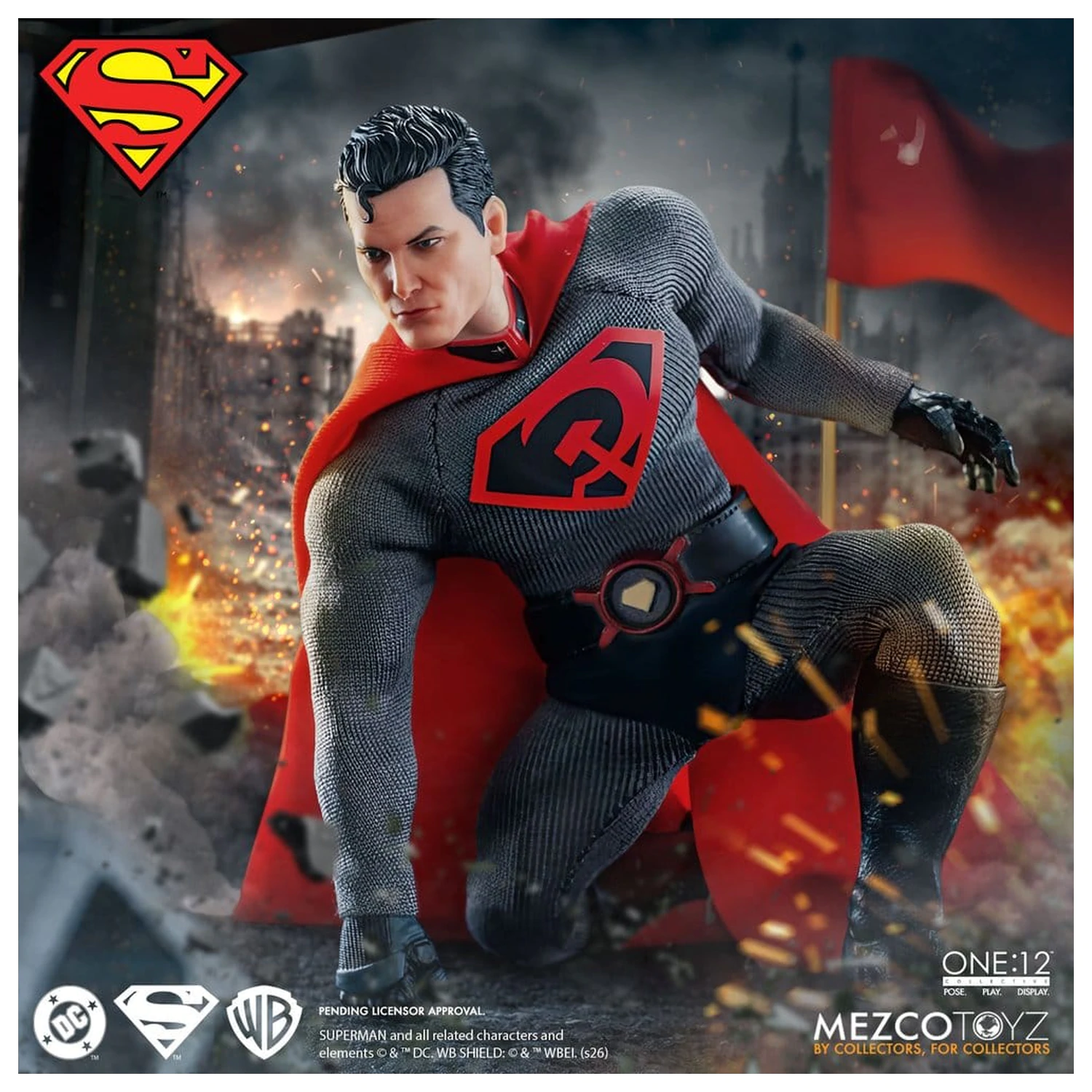 DC Comics One:12 Collective akcijska figura 1/12 Superman: Red Son 17 cm fotografija izdelka