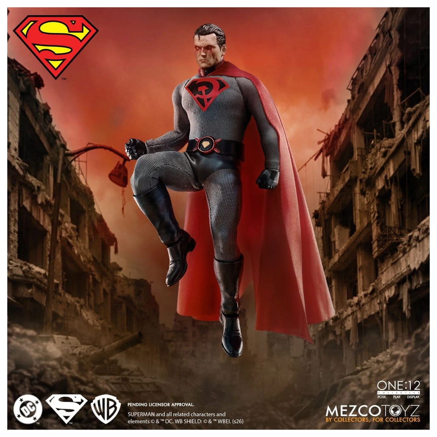 DC Comics One:12 Collective akcijska figura 1/12 Superman: Red Son 17 cm fotografija izdelka