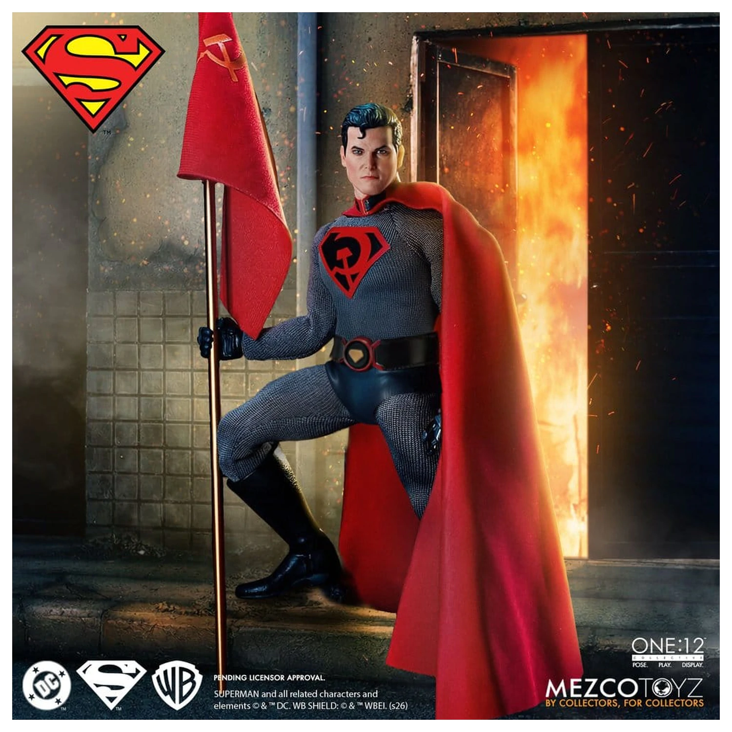 DC Comics One:12 Collective akcijska figura 1/12 Superman: Red Son 17 cm fotografija izdelka
