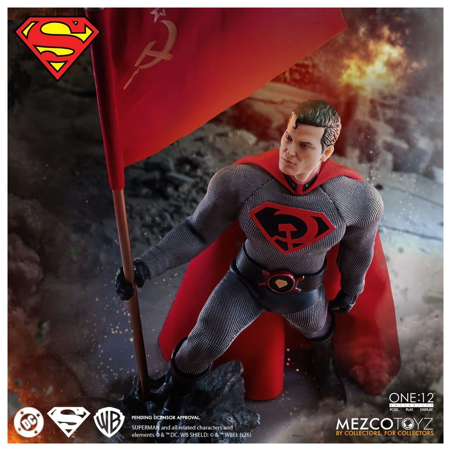 DC Comics One:12 Collective akcijska figura 1/12 Superman: Red Son 17 cm fotografija izdelka