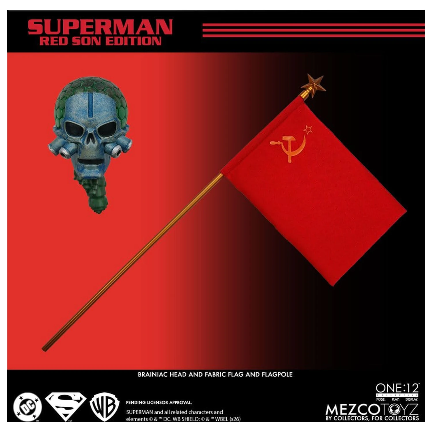 DC Comics One:12 Collective akcijska figura 1/12 Superman: Red Son 17 cm fotografija izdelka