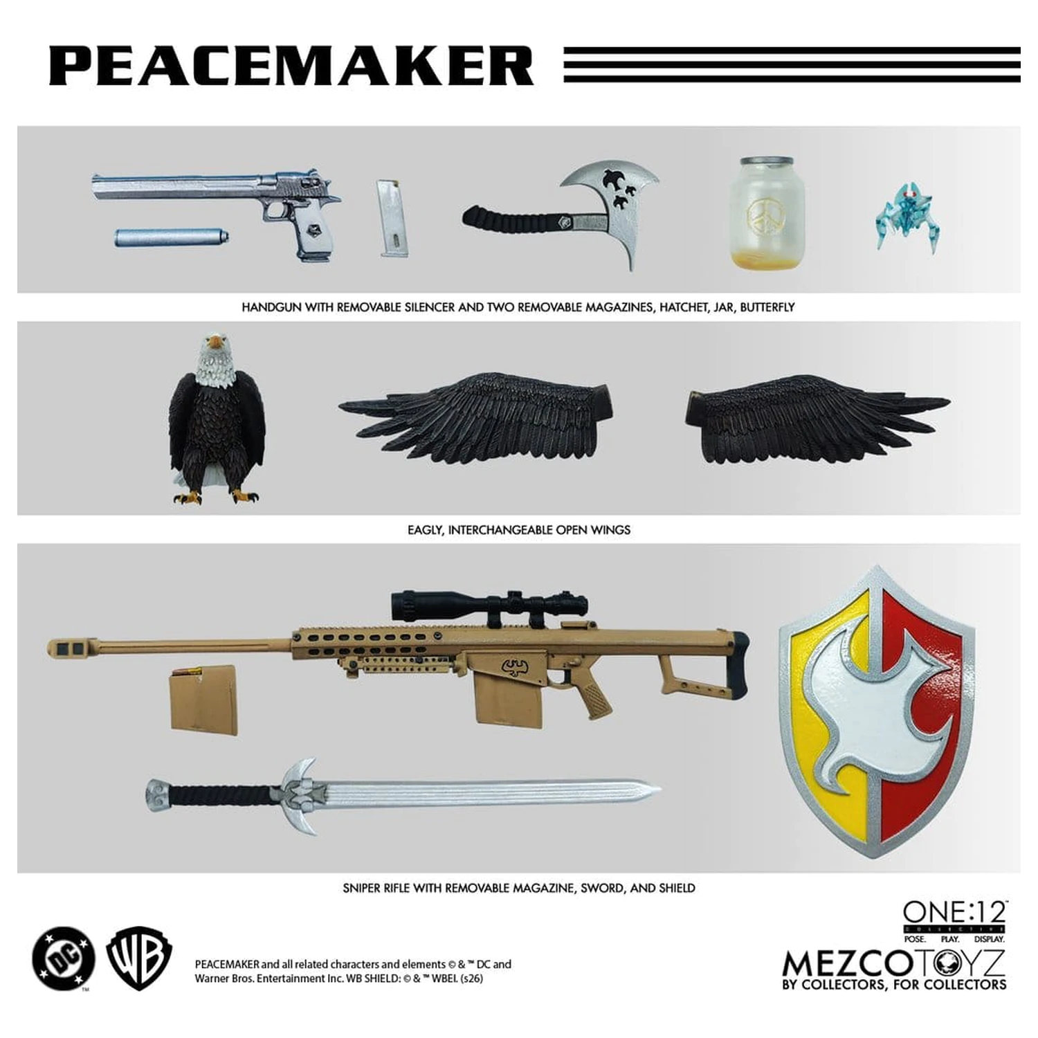 DC Comics One:12 Collective akcijska figura 1/12 Peacemaker 17 cm fotografija izdelka