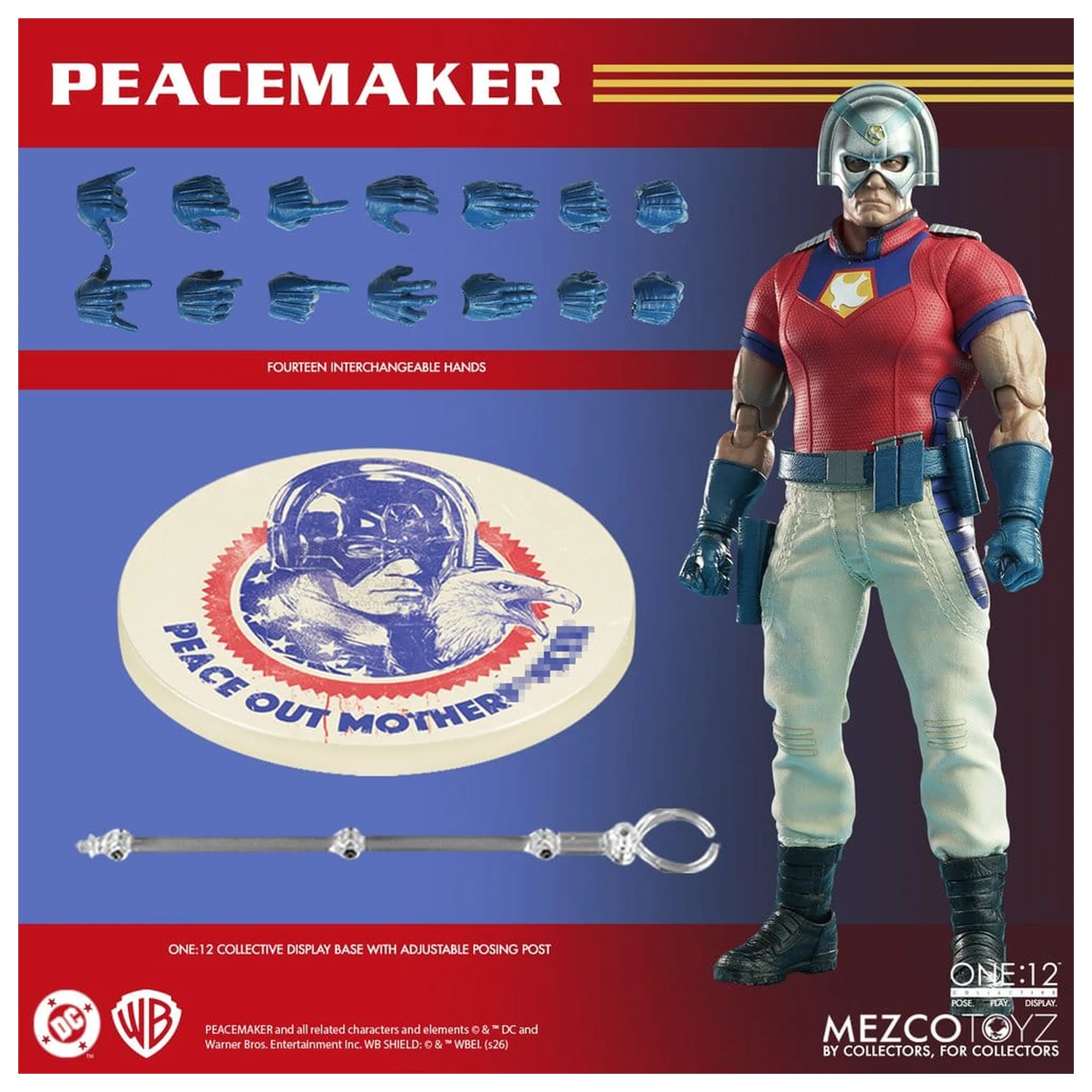 DC Comics One:12 Collective akcijska figura 1/12 Peacemaker 17 cm fotografija izdelka