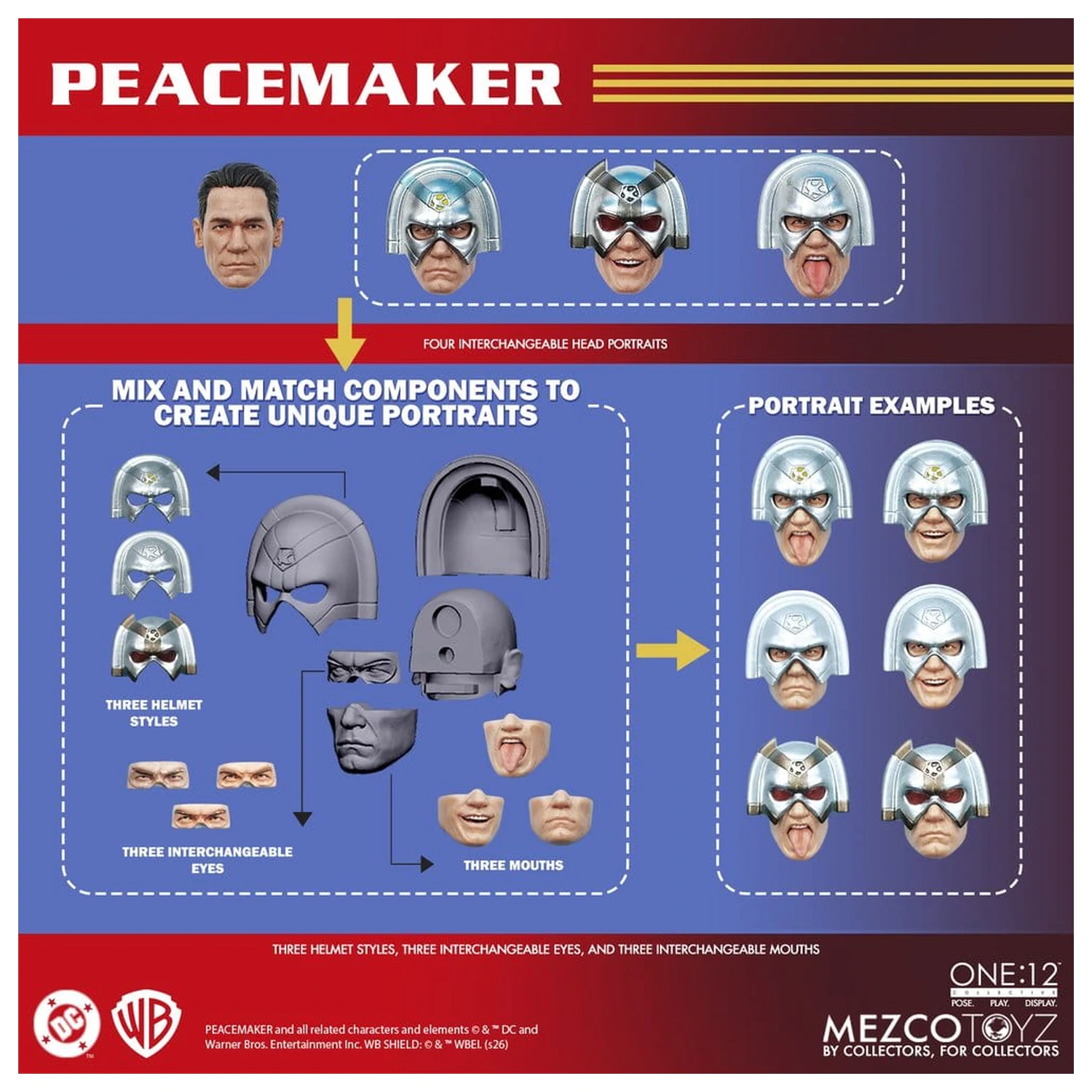 DC Comics One:12 Collective akcijska figura 1/12 Peacemaker 17 cm fotografija izdelka