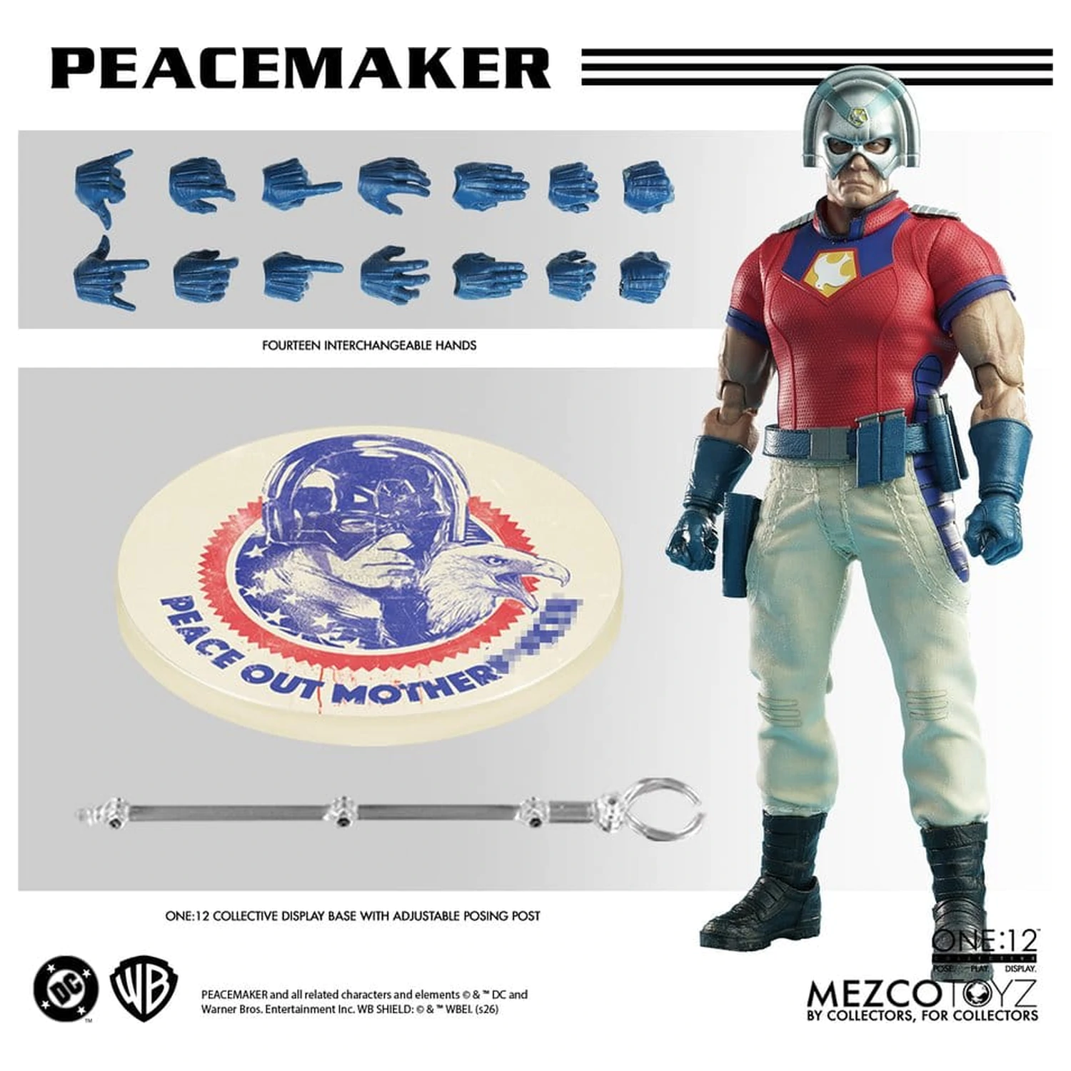 DC Comics One:12 Collective akcijska figura 1/12 Peacemaker 17 cm fotografija izdelka