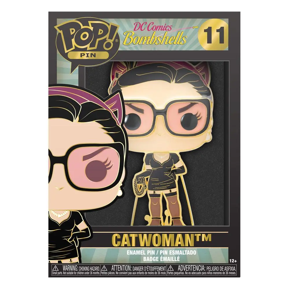 DC Comics POP! emajlirana priponka Catwoman 10 cm fotografija izdelka