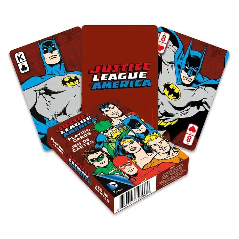 DC Comics Igralne karte Retro Justice League fotografija izdelka