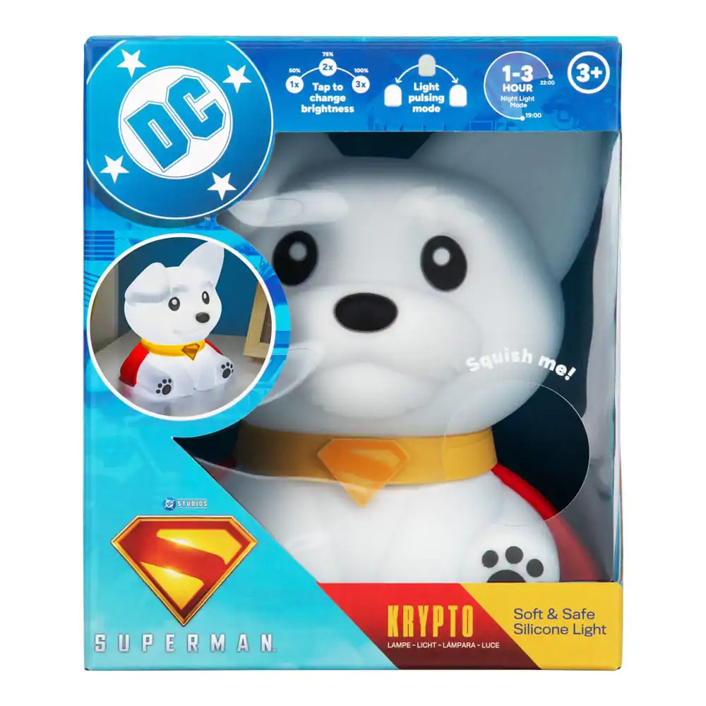 DC Comics Squishy Glo silikonska lučka Superman Krypto 17 cm fotografija izdelka