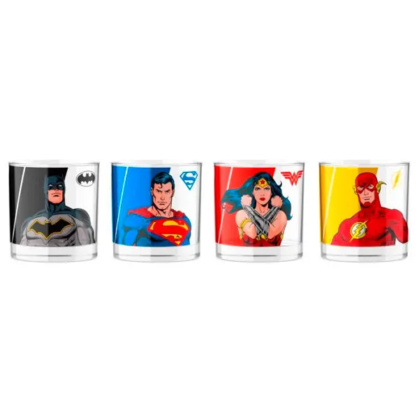 DC Comics Komplet kozarcev za žganje - 4 kosi fotografija izdelka