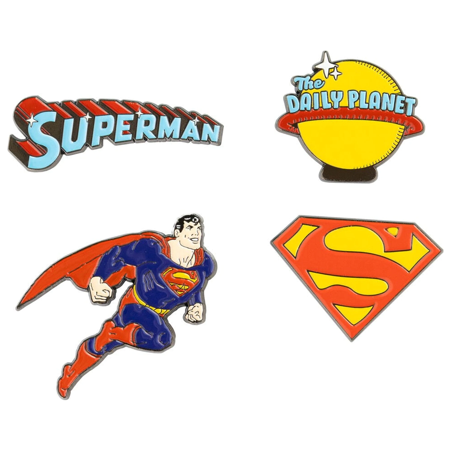 DC Comics Superman set 4 pinov fotografija izdelka