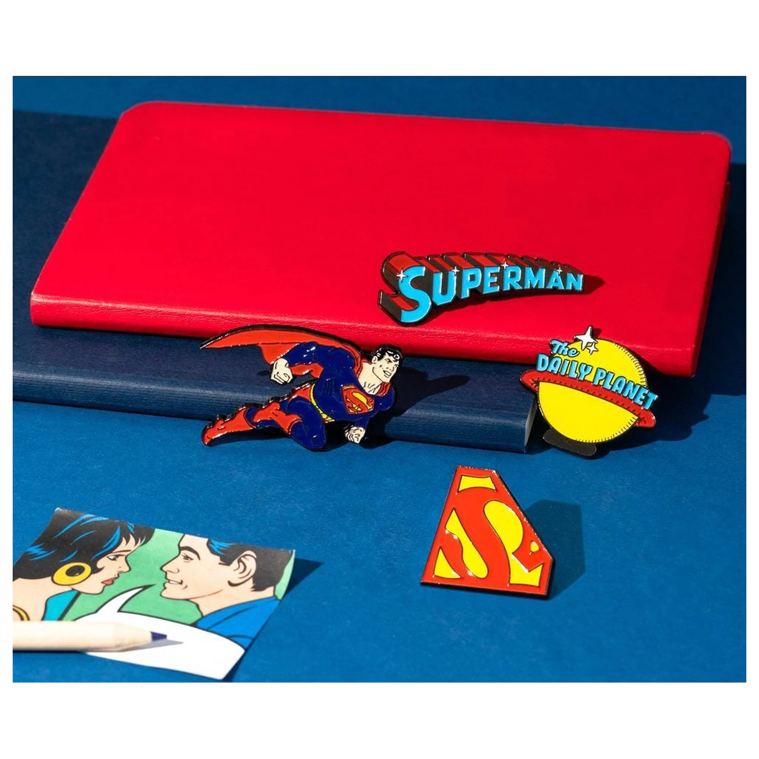 DC Comics Superman set 4 pinov fotografija izdelka