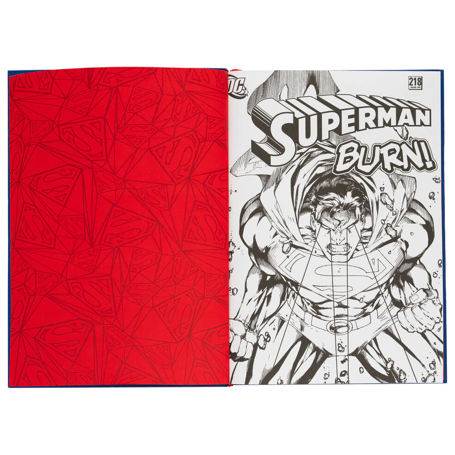 DC Comics Superman A5 lentikularni zvezek fotografija izdelka