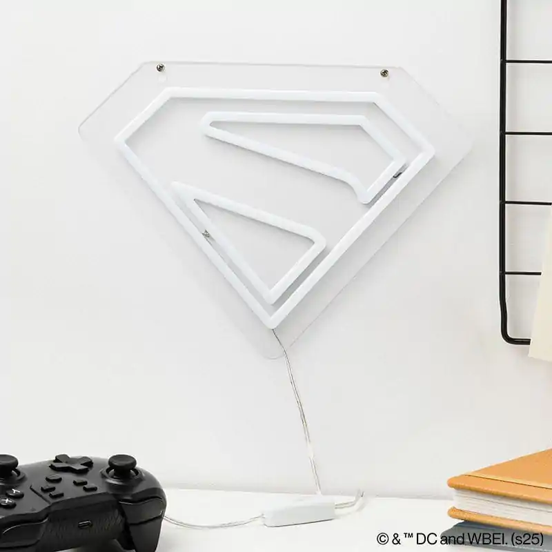 DC Comics LED Stenska svetilka Luč Superman Neon fotografija izdelka