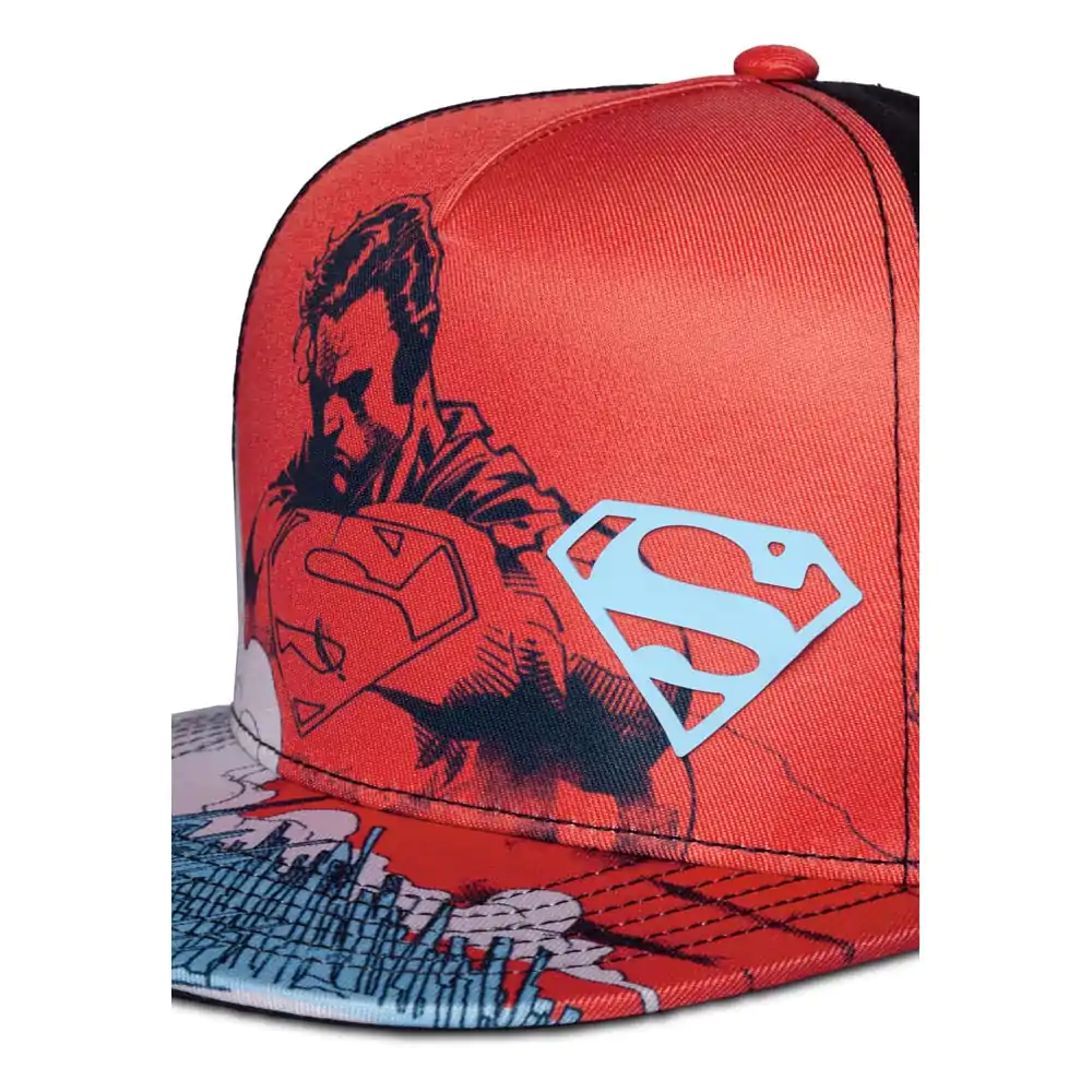 DC Comics Snapback Kapa Superman Rdeča fotografija izdelka