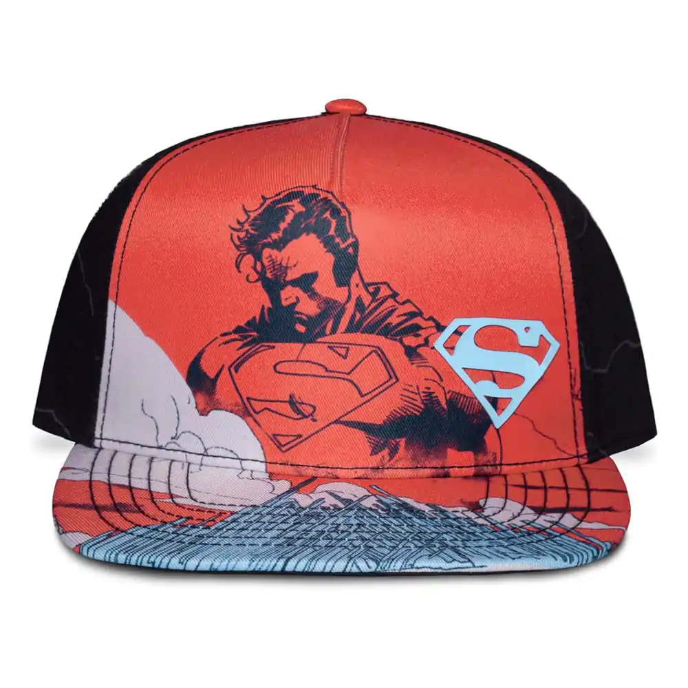 DC Comics Snapback Kapa Superman Rdeča fotografija izdelka