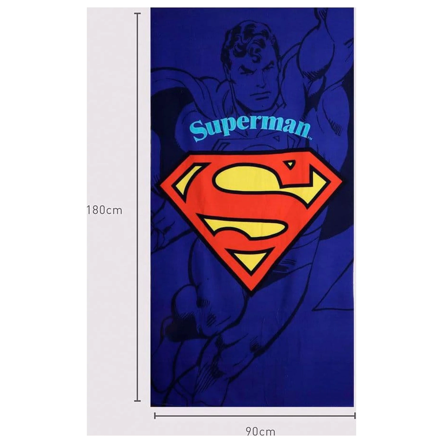 DC Comics Brisača Superman 90 x 180 cm fotografija izdelka