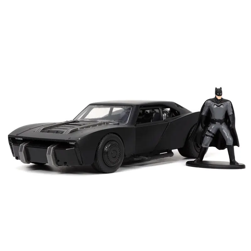 DC Comics The Batman Batmobil kovinski avto + figura Batman set fotografija izdelka