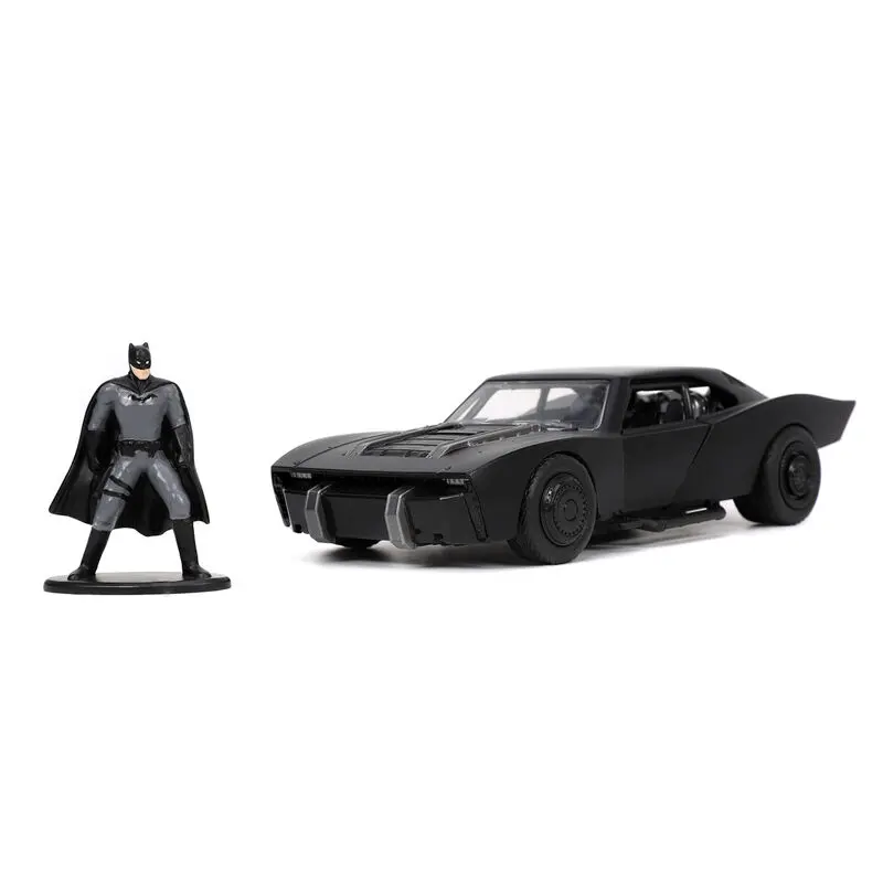 DC Comics The Batman Batmobil kovinski avto + figura Batman set fotografija izdelka