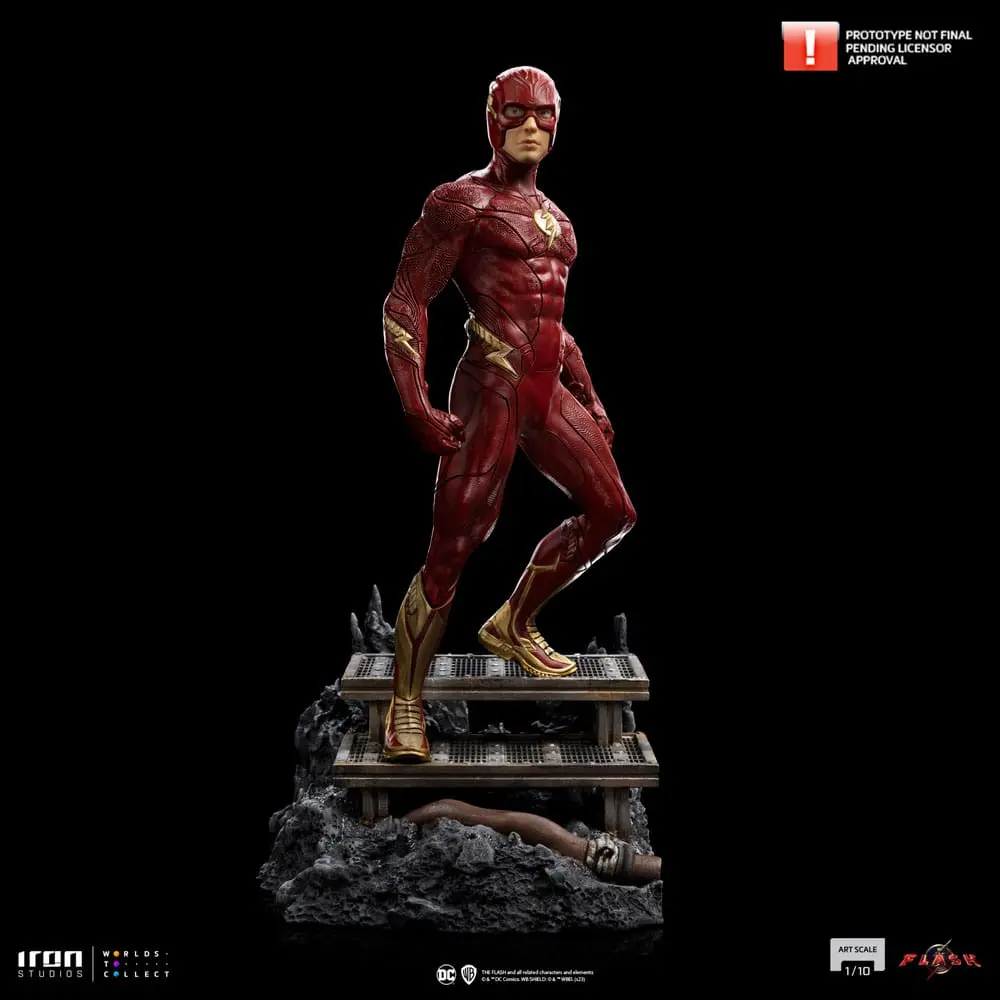 DC Comics The Flash Movie Umetniško oblikovan kip v merilu 1/10 The Flash 22 cm fotografija izdelka