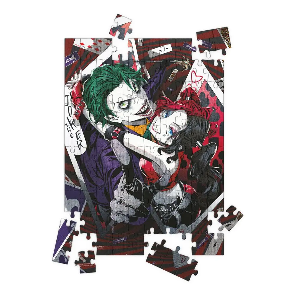 DC Comics Sestavljanka z 3D-efektom The Joker & Harley Quinn Manga (100 kosov) fotografija izdelka