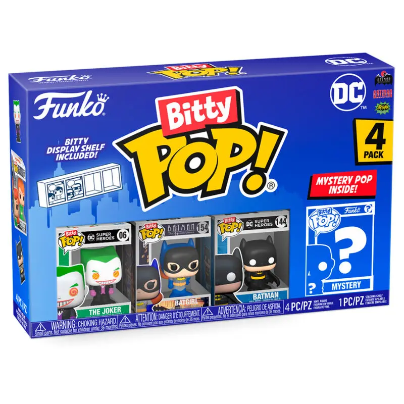 DC Bitty POP! Vinilna figura 4-Pack The Joker 2,5 cm fotografija izdelka