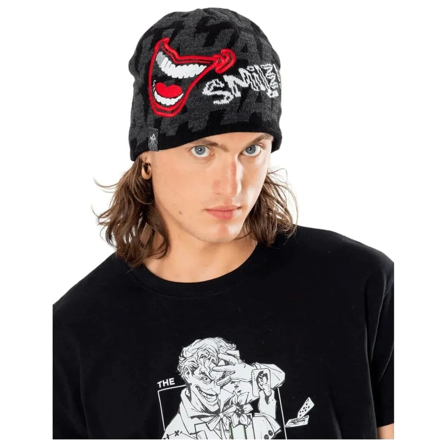 DC Comics Beanie The Joker Smile fotografija izdelka