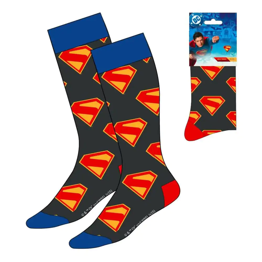 DC Comics Nogavice Superman Logo Blue & Red 38-45 fotografija izdelka