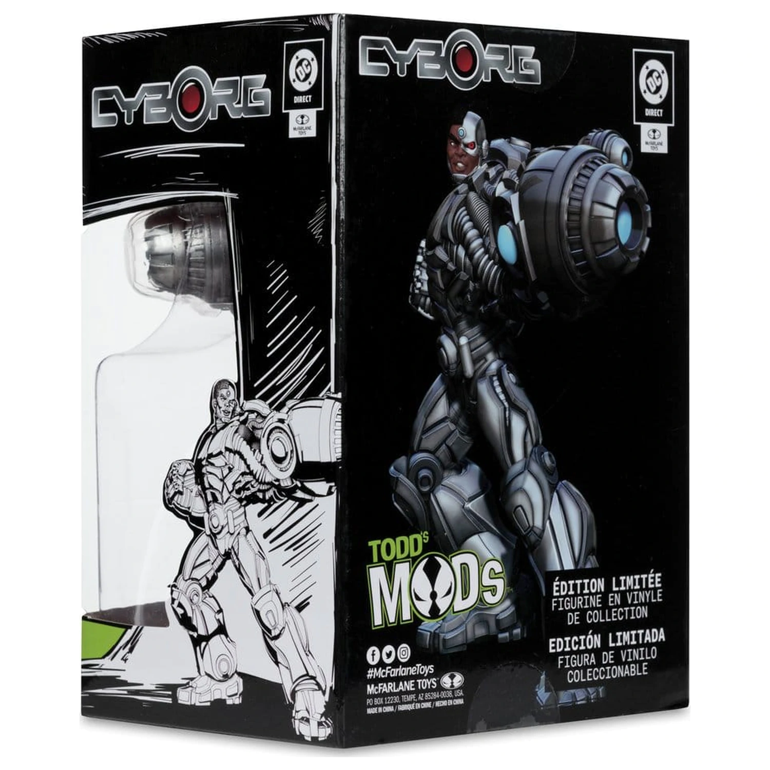 DC Direct Collector vinilna statua Cyborg 12 cm fotografija izdelka