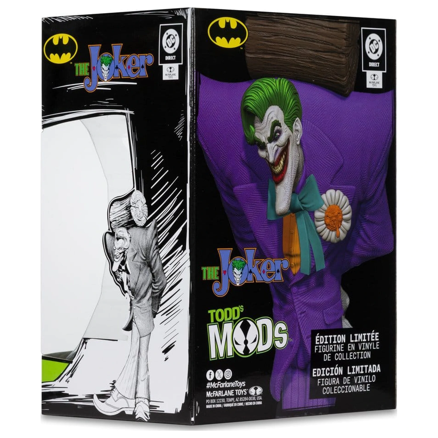 DC Direct Zbirateljski vinilni kip The Joker (Limited Edition Todd's Mods) 13 cm fotografija izdelka