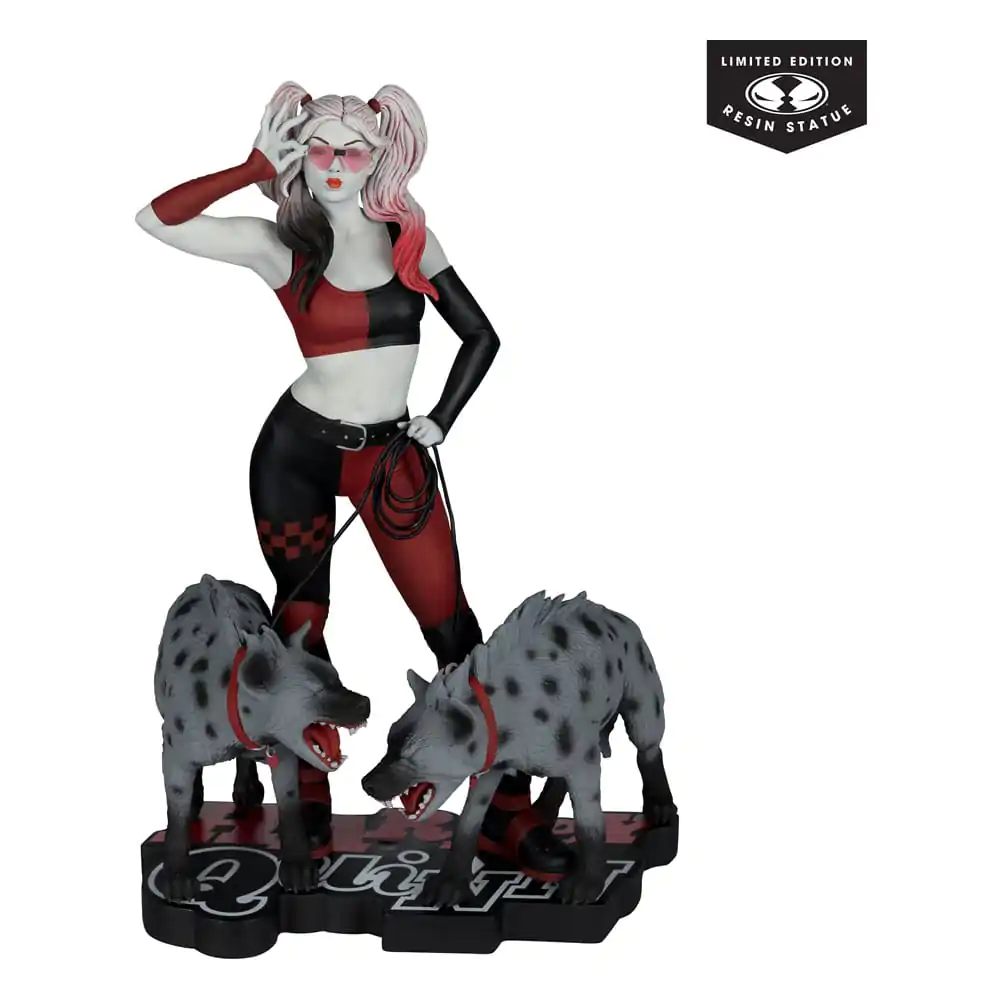 DC Direct Harley Quinn: Rdeča, Bela & Črna Kip 1/10 Harley Quinn by Jenny Frison 19 cm fotografija izdelka