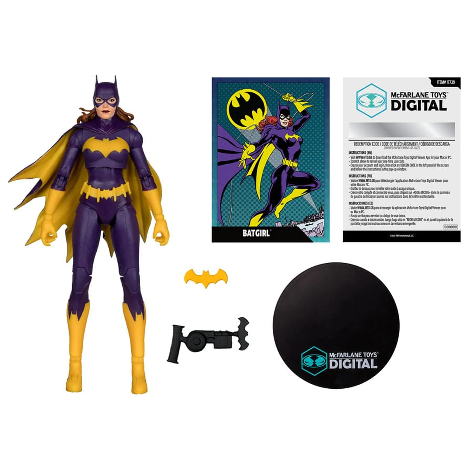 DC Direct McFarlane Toys Digitalna akcijska figura Batgirl (DC Classics) 18 cm fotografija izdelka